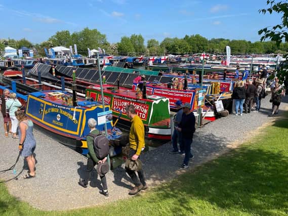 Nearly 25,000 people visited the Crick Boat Show over the bank holiday weekend