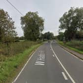 The incident happened on the A428 near Crick