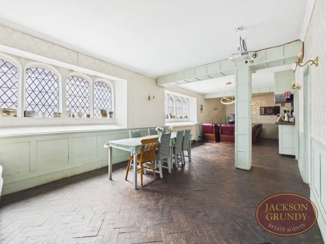 The dining room
