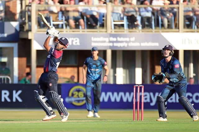 Saif Zaib was in great form for the Steelbacks in their loss at Derby on Tuesday, hitting 92 (Picture: Peter Short)