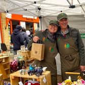 Some of the stallholders pictured at the market.
