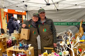 Some of the stallholders pictured at the market.