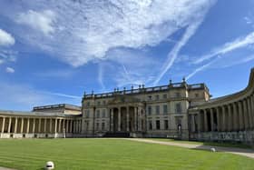 Arrive and see Stowe House aglow in the spring sunshine.