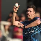 George Scrimshaw in action for Derbyshire Falcons against the Steelbacks in June (Picture: David Rogers/Getty Images)