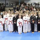 Girls red belt division students pictured.