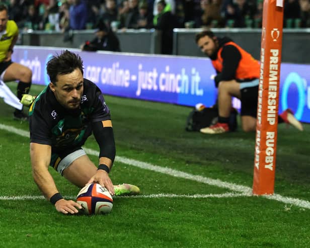 Tom Collins scored 50 tries for Saints (photo by David Rogers/Getty Images)