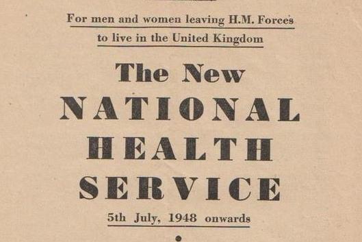 The initial NHS poster from 1948.