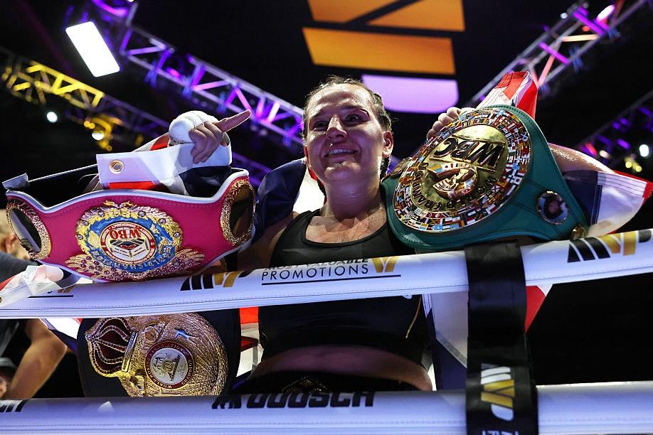 Northampton's Chantelle Cameron claims 'best win' to become three-belt ...