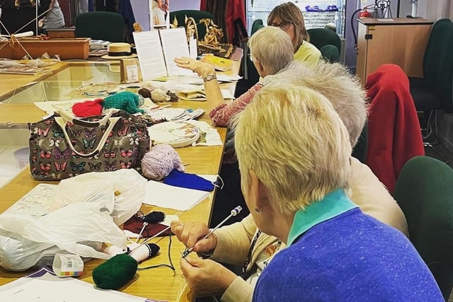 The Daventry Women's Institute (WI) celebrated WI Day at the museum with craft demonstrations and activities for visitors to get involved.