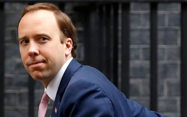 Health Secretary Matt Hancock is due to hold today's daily press briefing among intense public scrutiny over Dominic Cummings allegedly breaking lockdown rules (Getty Images)
