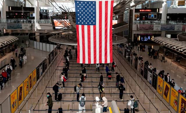 Travel to the US remains restricted during the coronavirus pandemic (Getty Images)