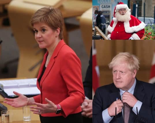 Nicola Sturgeon and Boris Johnson have both had their say on the potential impact of coronavirus on Christmas (Getty Images)