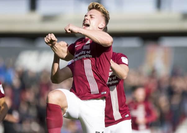 Sam Hoskins has signed a new contract at the Cobblers