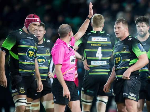 Christian Day (left) gave an honest assessment of Saints' showing against Ospreys (picture: Kirsty Edmonds)
