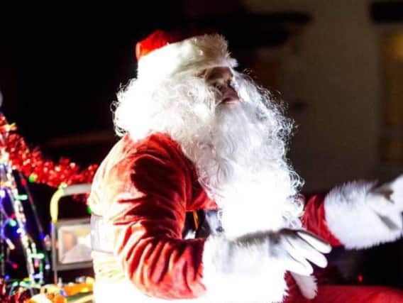 Santa will make his traditional visit to Daventry next Friday