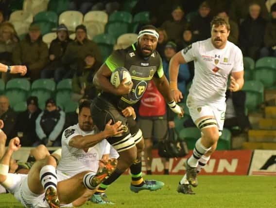 Api Ratuniyarawa produced a huge performance for Saints against Clermont (picture: Dave Ikin)