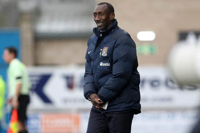 OUTPLAYED: Cobblers boss Jimmy Floyd Hasselbaink conceded his side had been 'played off the park' by Rochdale on Saturday. Pictures: Sharon Lucey