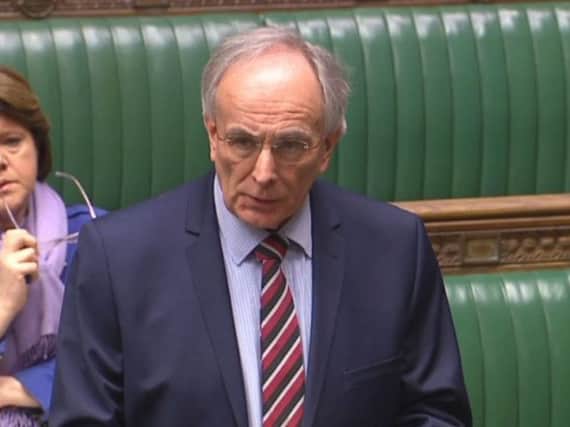 Peter Bone MP addresses the House of Commons