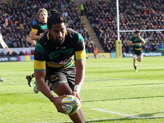 Ahsee Tuala knows the pressure will be on when Saints host London Irish today