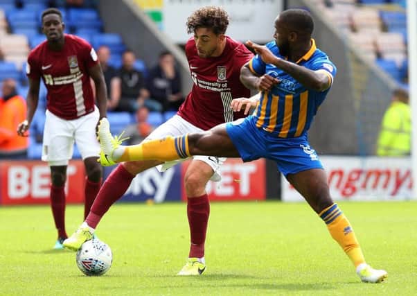 The Cobblers will take on Shrewsbury Town at Sixfields on March 20