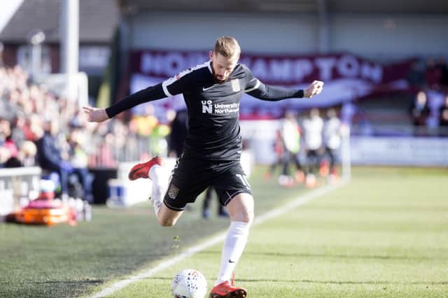 YET TO SCORE: Kevin van Veen's arrival in January generated much excitement but, two months later, he still hasn't scored for the Cobblers. Pictures: Kirsty Edmonds