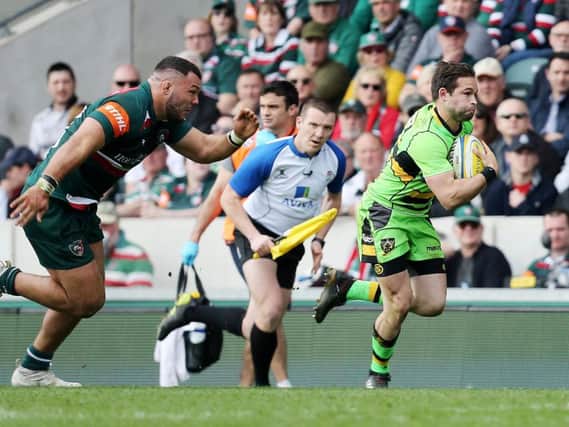 Cobus Reinach scored for Saints at Welford Road (picture: Kirsty Edmonds)