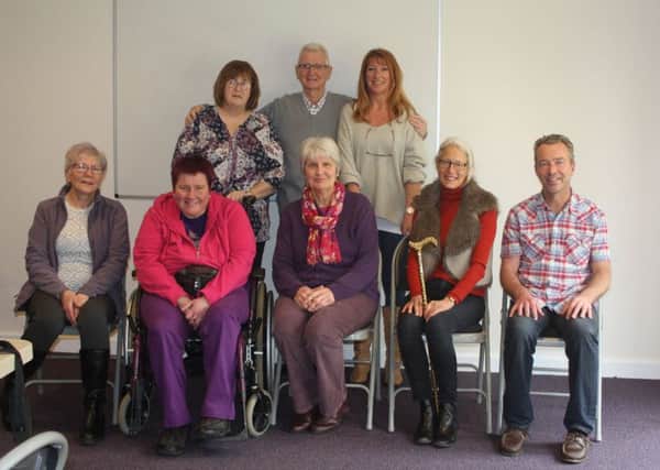 The MS Society Northamptonshire group. Picture by Mike Bignell mike@mbignell.com