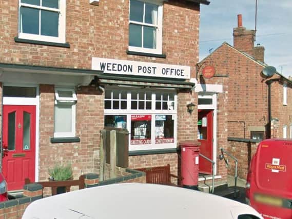Weedon Post Office, in Church Street