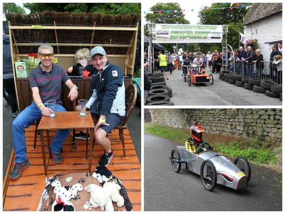 Some of the entrants to last year's Welton Soapbox Derby. Pictures: Sharon Lucey