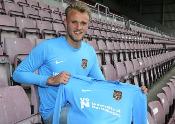 New Cobblers goalkeeper Lewis Ward (Picture: Pete Norton)
