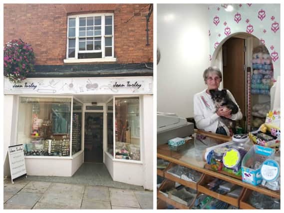 Joan Turley opened her shop in Sheaf Street in September 1983