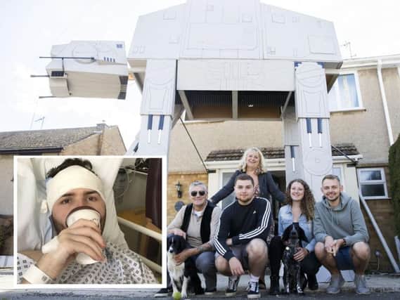 Harry Mockett (inset) is bound for overseas to receive a revolutionary proton beam treatment.