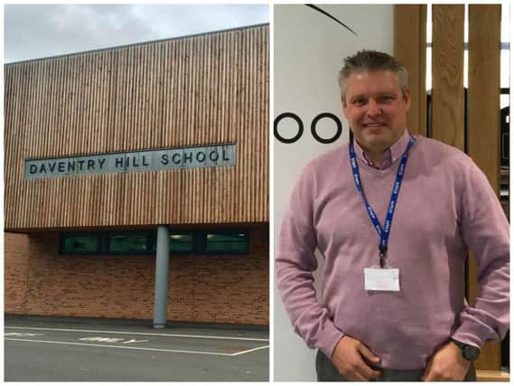 Gareth Ivett started his new role at Daventry Hill School two weeks ago