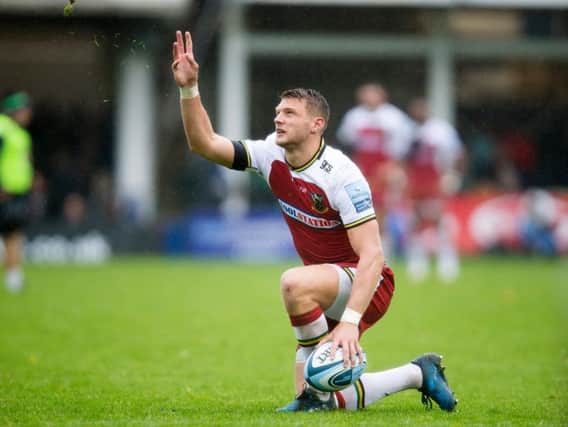 Dan Biggar saw his late conversion attempt hit the post (pictures: Kirsty Edmonds)
