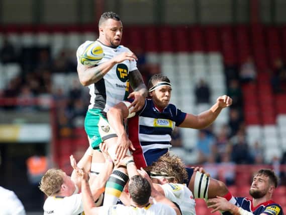 Courtney Lawes and Co won at Ashton Gate during the 2016/17 season