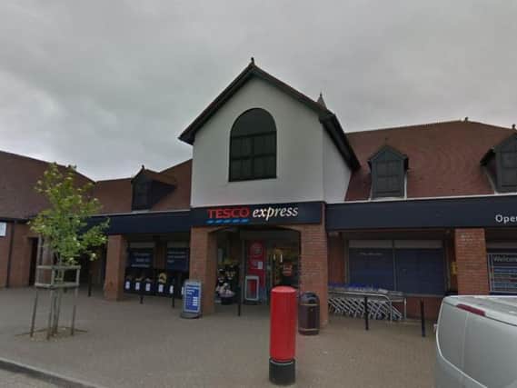 Tesco Express in Ashby Fields (Picture: Google)