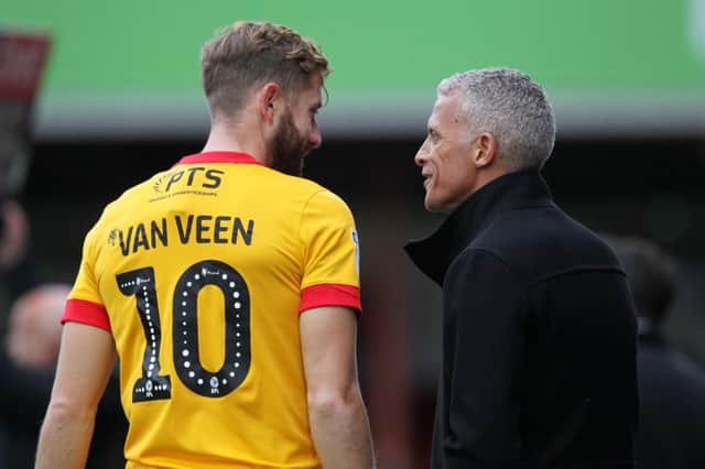 Kevin van Veen has five goals for the season. Picture: Sharon Lucey