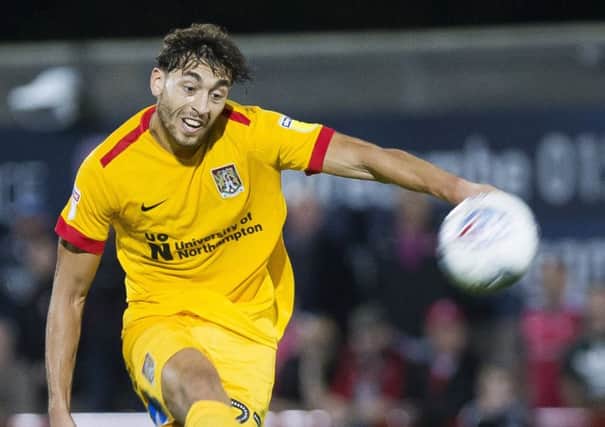 Matt Crooks enjoyed a dream first half at Macclesfield, scoring a hat-trick as the Cobblers claimed a big victory