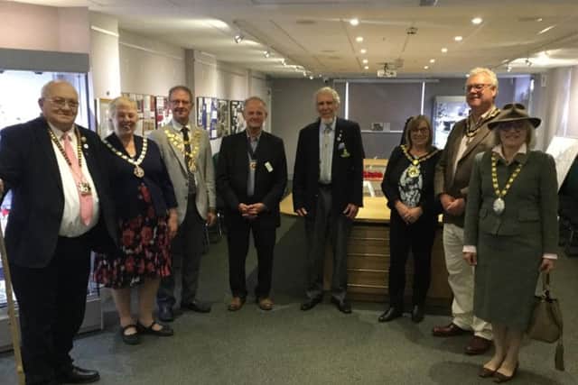 Council members from across Northamptonshire were invited to Daventry Museum's World War One exhibition