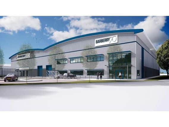 Artist impression of the 70,000 sq ft warehouse