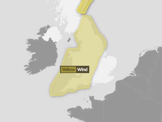 A severe weather warning is in place in Northants on Thursday