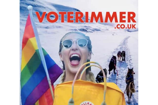 Katie is trying to get as many votes as possible before the deadline
