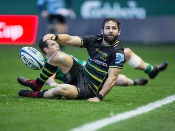 Cobus Reinach scored the opener for Saints (pictures: Kirsty Edmonds)
