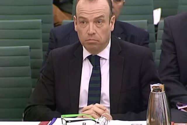 Chris Heaton-Harris during Wednesday's committee meeting (Credit: parliament.uk/tv)