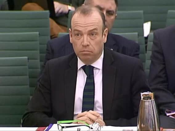 Chris Heaton-Harris during Wednesday's committee meeting (Credit: parliament.uk/tv)