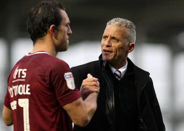Cobblers boss Keith Curle has been without John-Joe O'Toole since the end of November