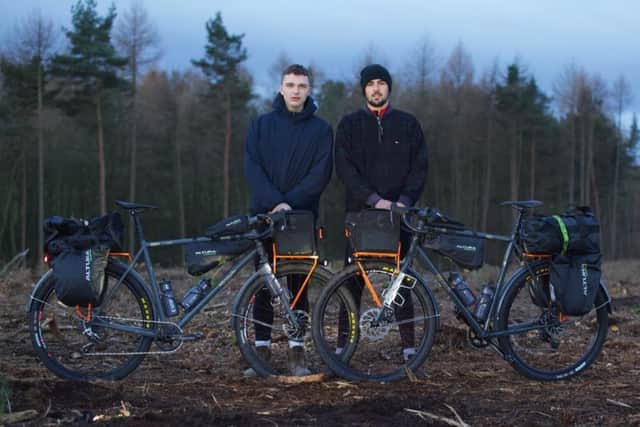 Roo and James are all set for their 8,000-mile cycle challenge