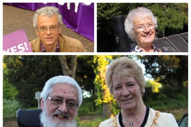 Clockwise from top left: Ken Ritchie, Catherine Lomax, Deanna Eddon and Alan Chantler have all added their names to the submission