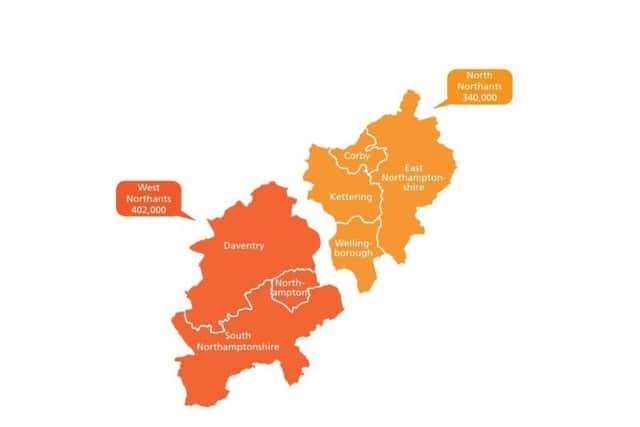 Two unitaries are proposed in Northamptonshire