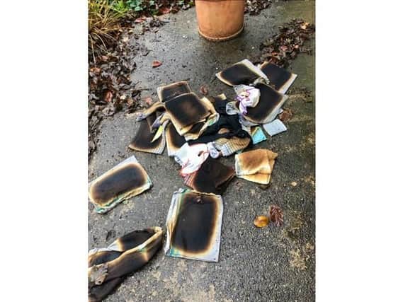 These types of fires happen when apparently clean tea towels containing residue fats or grease are taken from the tumble dryer and piled up, holding the heat still within the centre of the stack